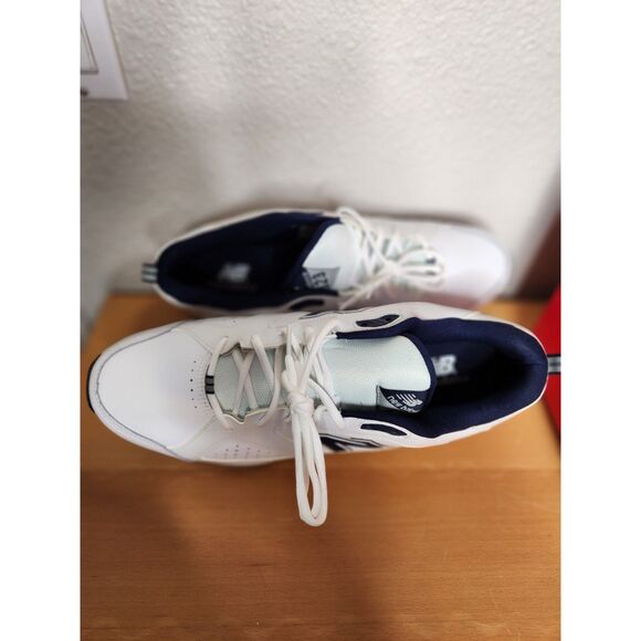 New Balance 623 White Blue Comfort Training Walking Shoes Size 15 (4E Wide) NIB! main image 4